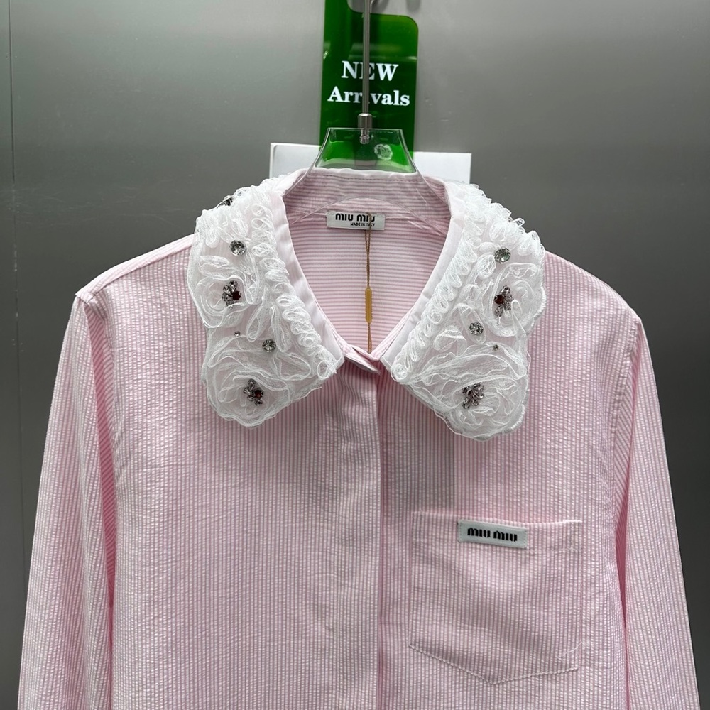 Miu Miu fashion pink blouse - Picture 3 of 6